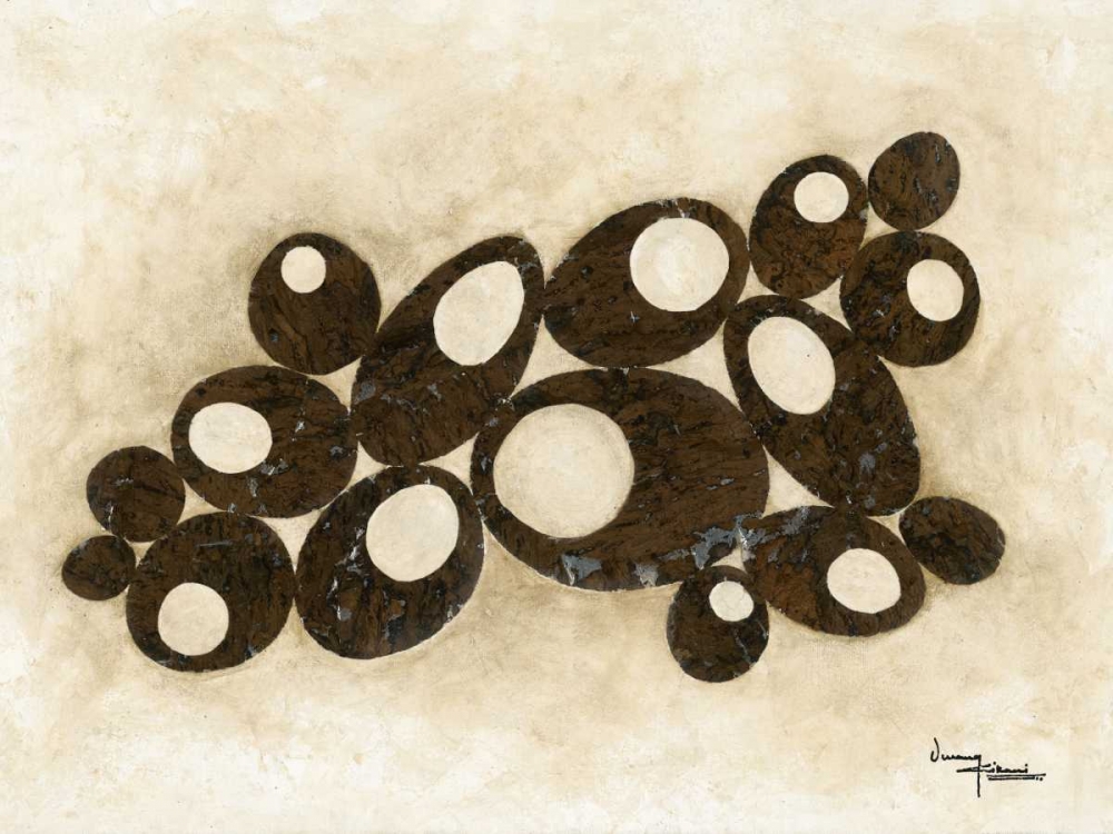 Brown Circles art print by Umang Kikani for $57.95 CAD