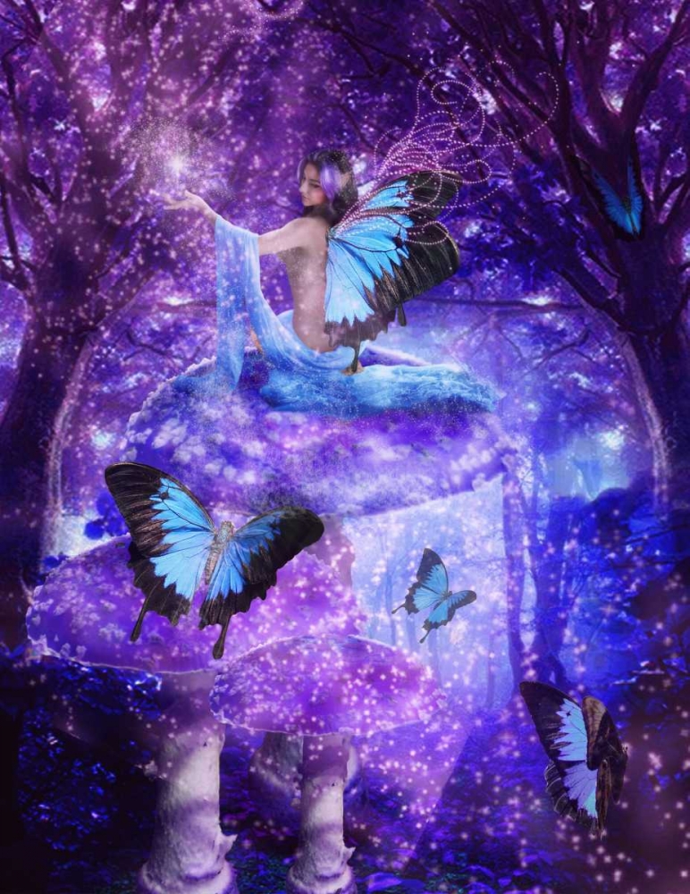 Sky Fairy art print by Babette for $57.95 CAD