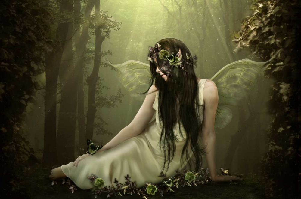 Forest Fairy art print by Babette for $57.95 CAD
