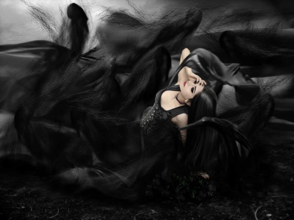 Darkness art print by Babette for $57.95 CAD