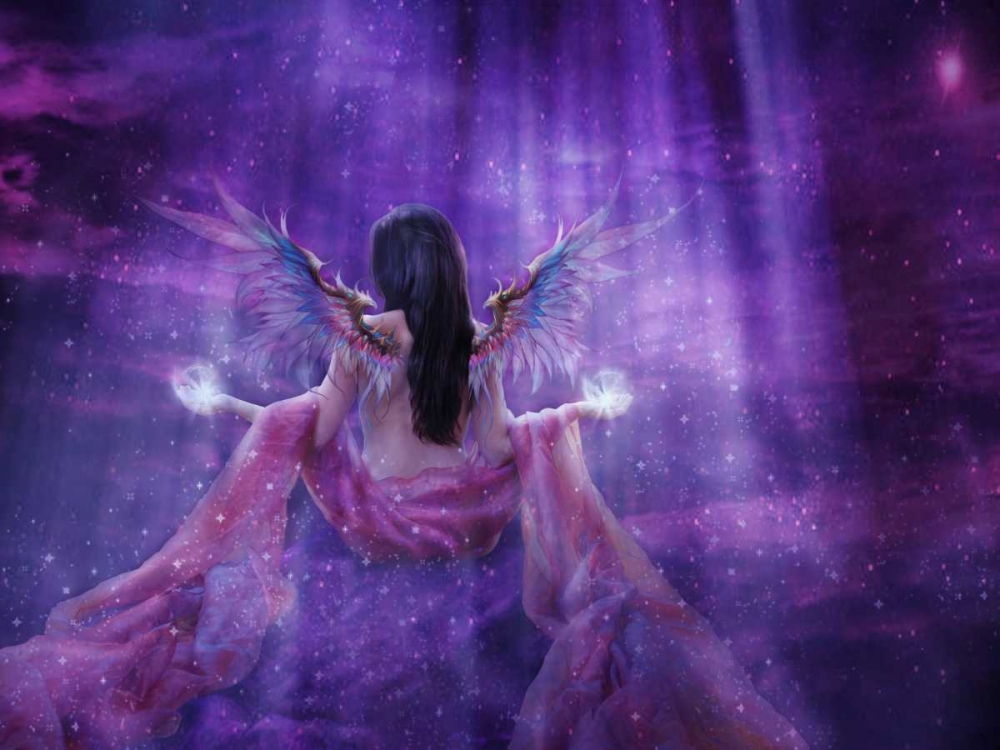 Angelic Blessing art print by Babette for $57.95 CAD