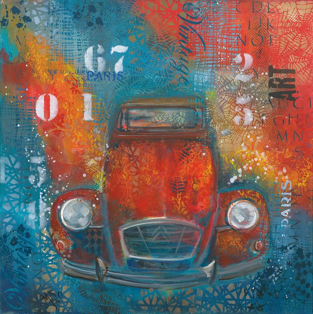 POP 2CV art print by Mizo for $57.95 CAD