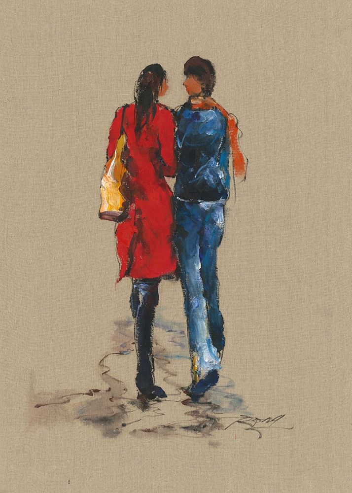 CITY WALK art print by Shenli for $57.95 CAD