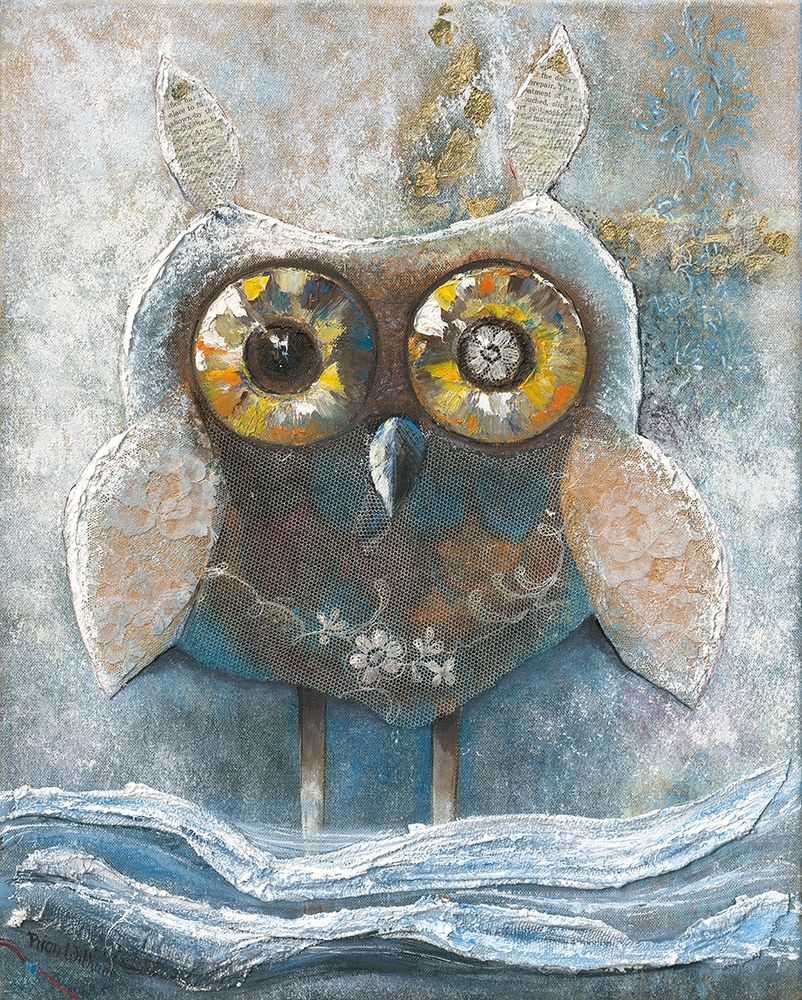 LACE OWL I art print by Rian Withaar for $57.95 CAD