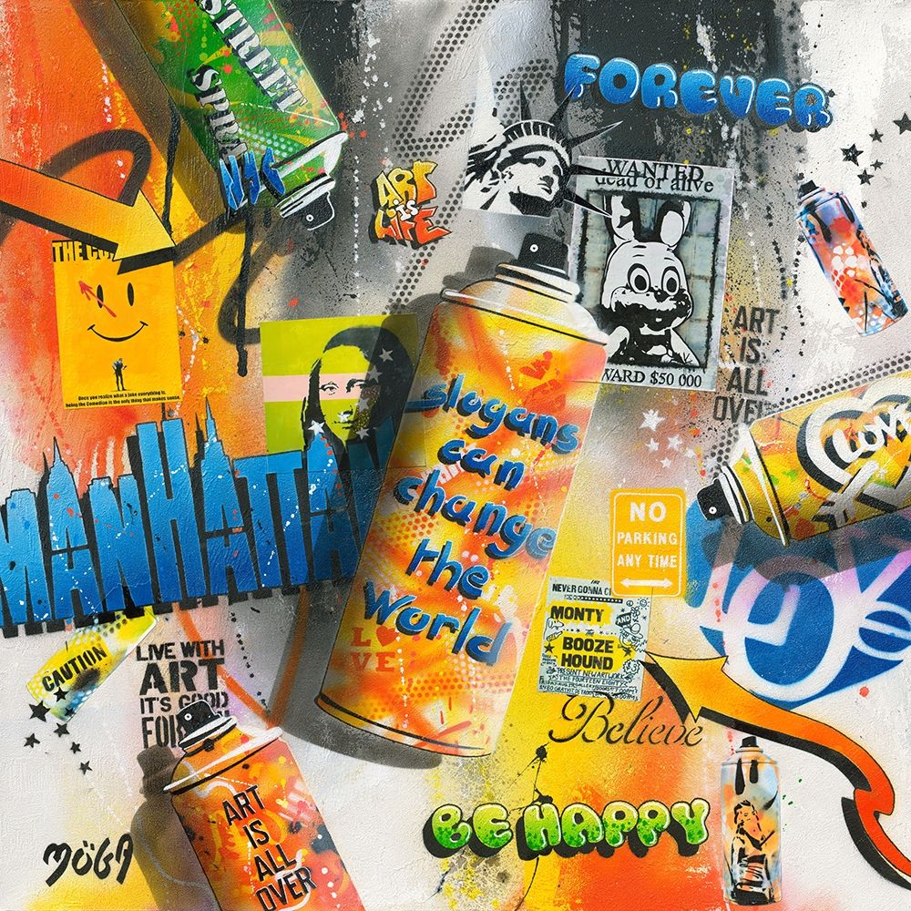 CHANGE WORLD GRAFFITY art print by Moega for $57.95 CAD