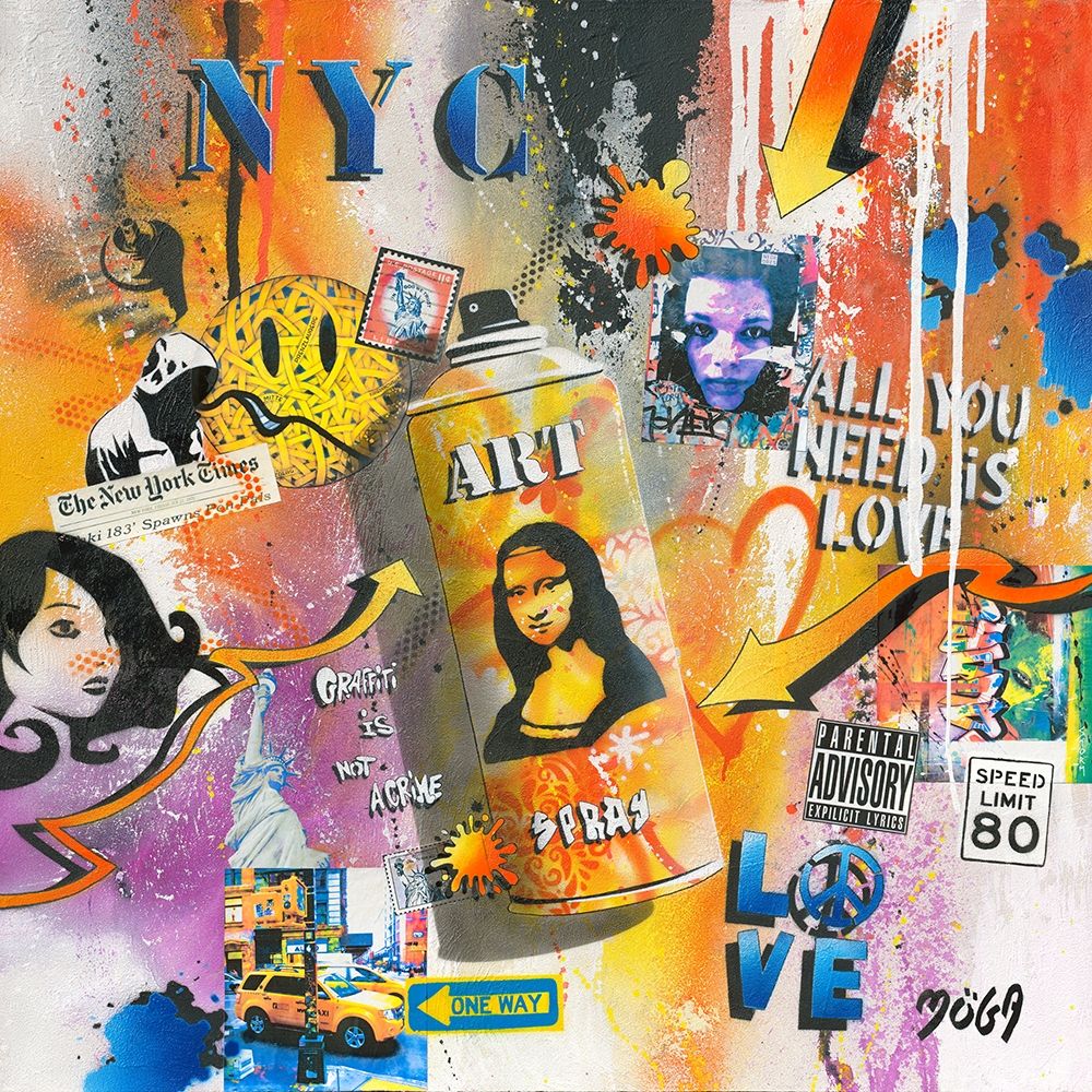 ART SPRAY GRAFFITY art print by Moega for $57.95 CAD