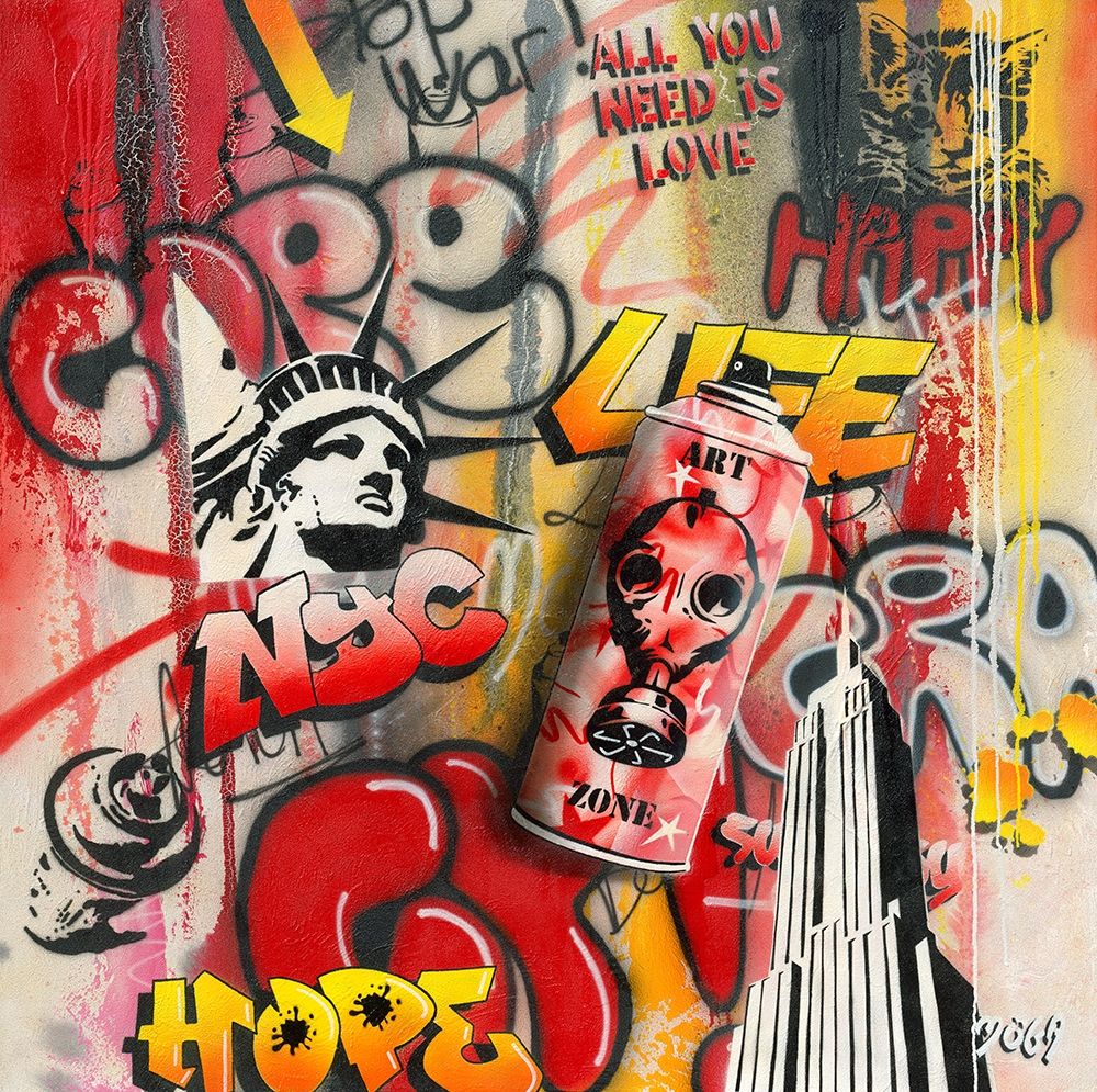 ART ZONE GRAFFITY art print by Moega for $57.95 CAD