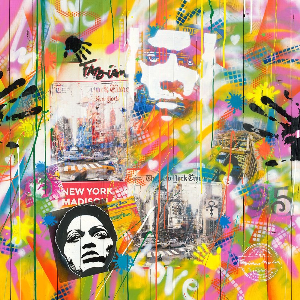 NY GRAFFITY art print by Moega for $57.95 CAD