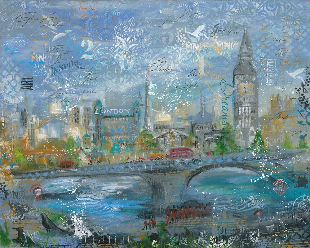 ABSTRACT LONDON art print by Mizo for $57.95 CAD