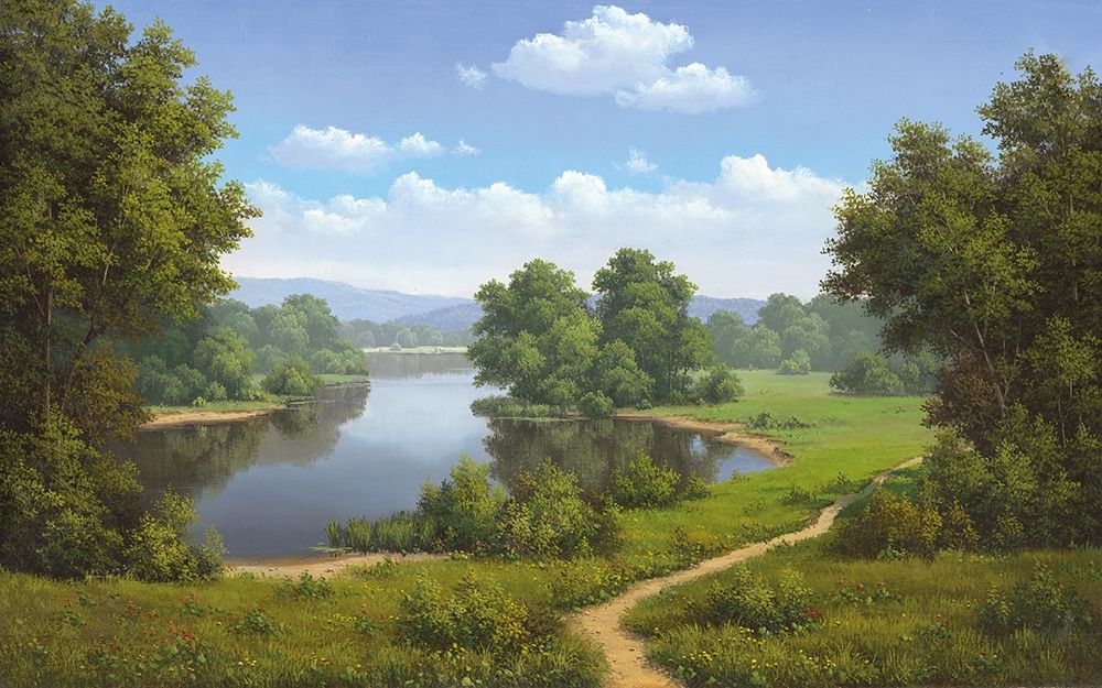 Calming view art print by Babichev for $57.95 CAD