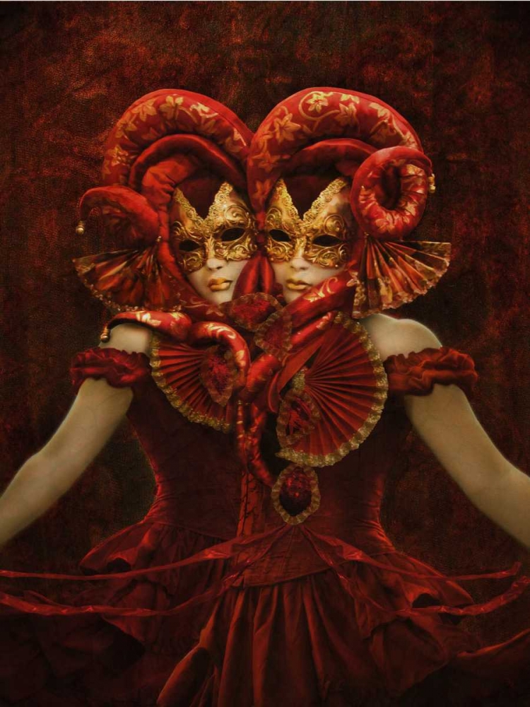 Bal Du Mask 4 art print by Babette for $57.95 CAD