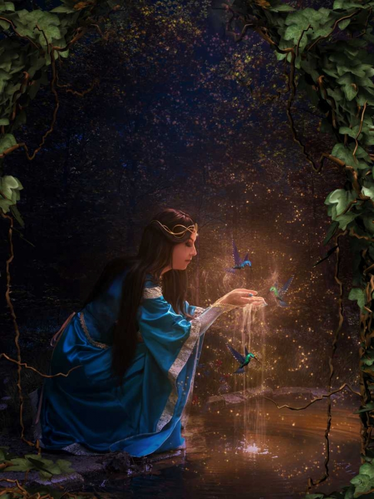 Lady Of The Lake art print by Babette for $57.95 CAD