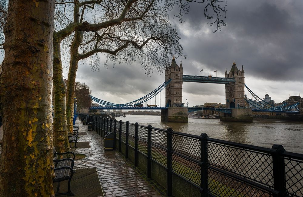 LONDON BRIDGE AND TOWER art print by Vladimir Kostka for $57.95 CAD