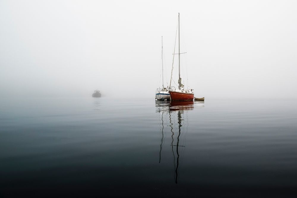 Dreamy Sail Boats art print by Vladimir Kostka for $57.95 CAD