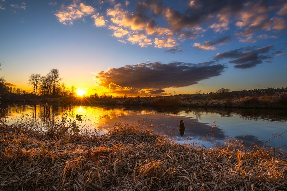 SUNSET RIVER II art print by Vladimir Kostka for $57.95 CAD