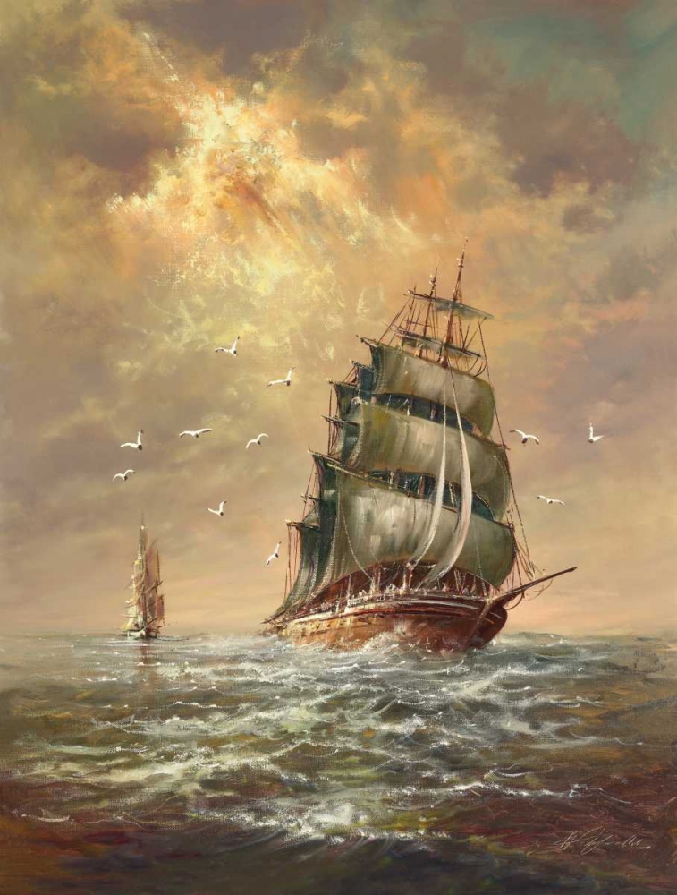 Stormy Waether art print by Helmut Glassl for $57.95 CAD