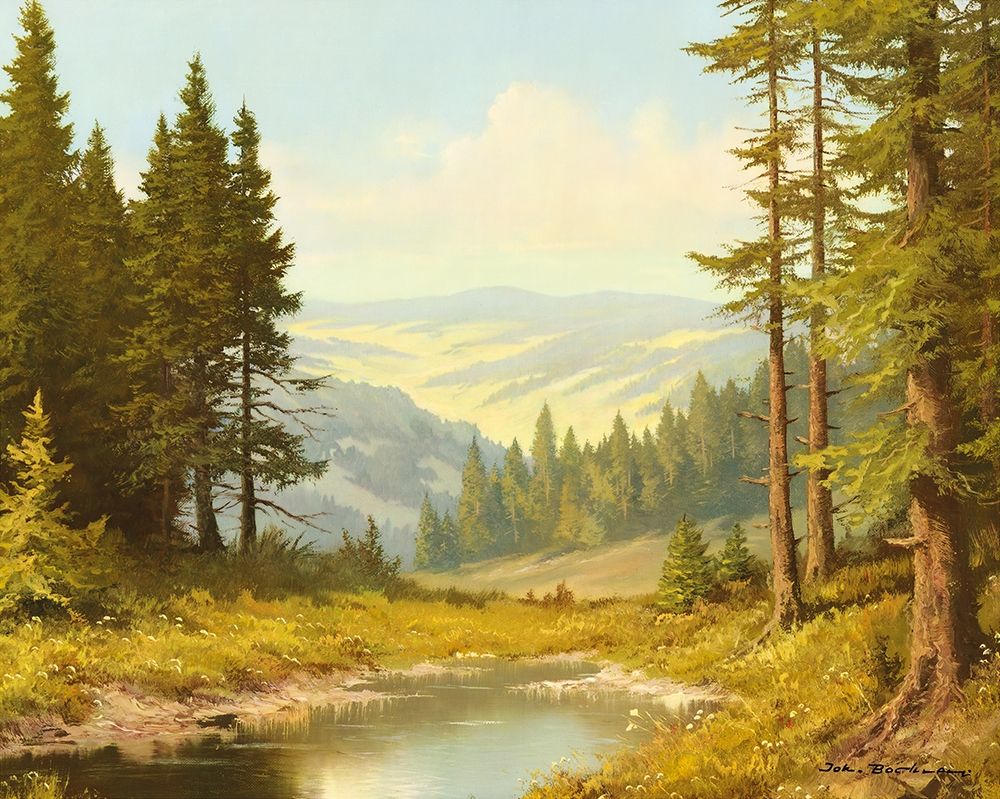 QUIET POND art print by Joh. Bochmann for $57.95 CAD