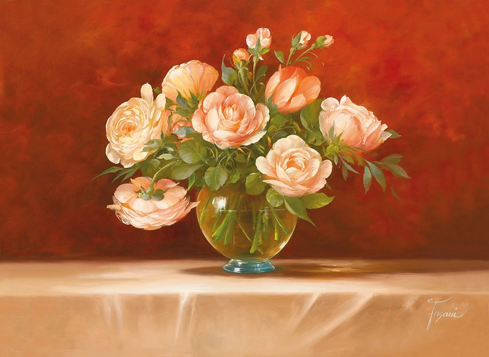 ROSES ABSTRACT I art print by Fasani for $57.95 CAD