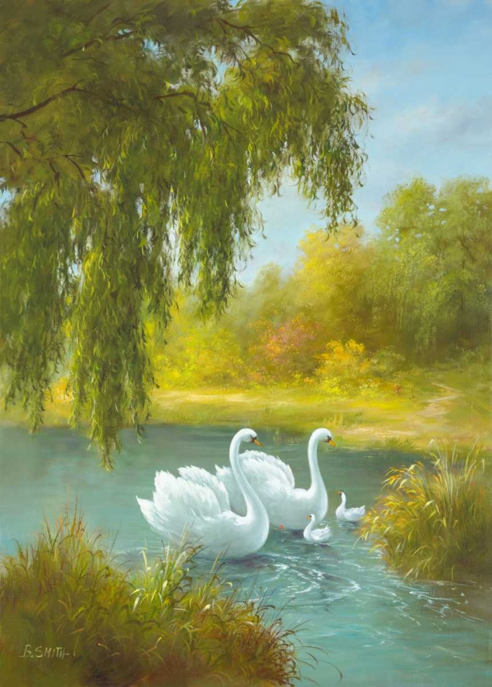 White Symphony I art print by B. Smith for $57.95 CAD