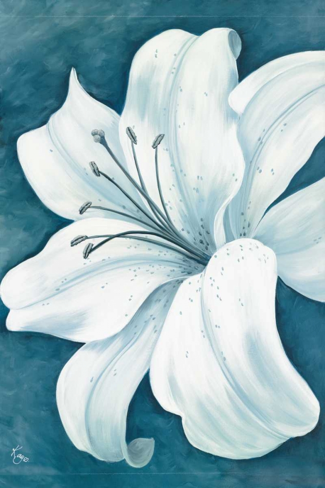 Wistful Lily I art print by Kaye Lake for $57.95 CAD