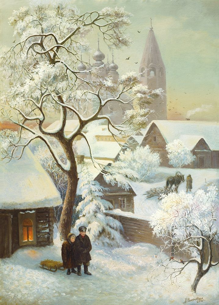 A FREEZING DAY art print by A. Chairudinov for $57.95 CAD