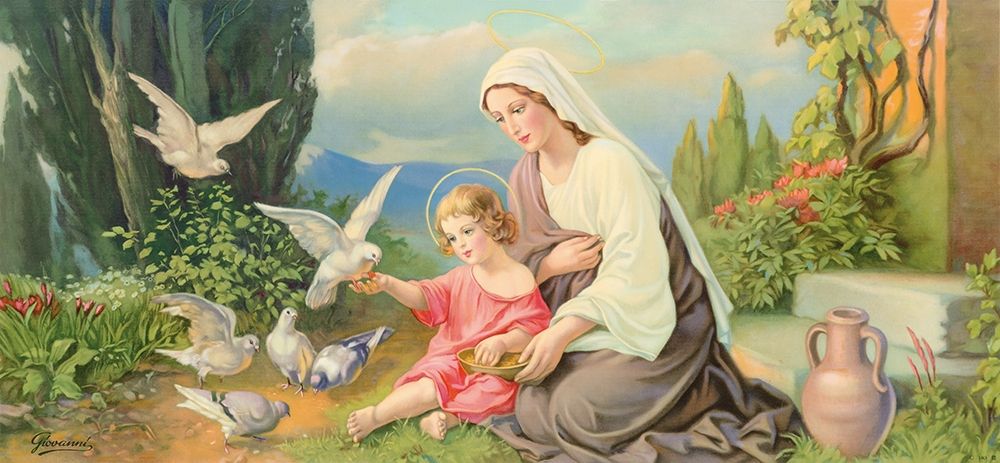TAUBEN-MADONNA art print by Giovanni for $57.95 CAD