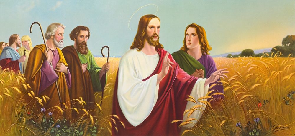 CHRISTUS IM ÄHRENFELD art print by Giovanni for $57.95 CAD