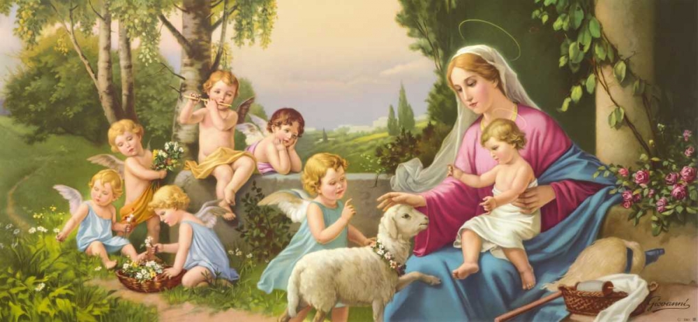 Angel Madonna I art print by Giovanni for $57.95 CAD