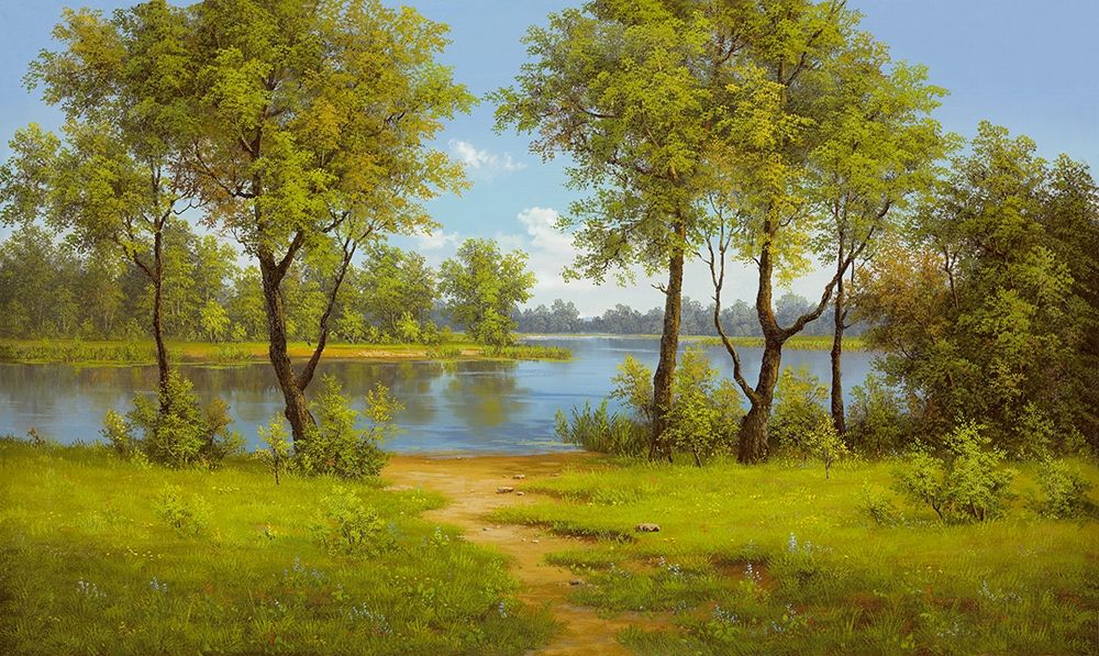 AT THE LAKE art print by Slava for $57.95 CAD