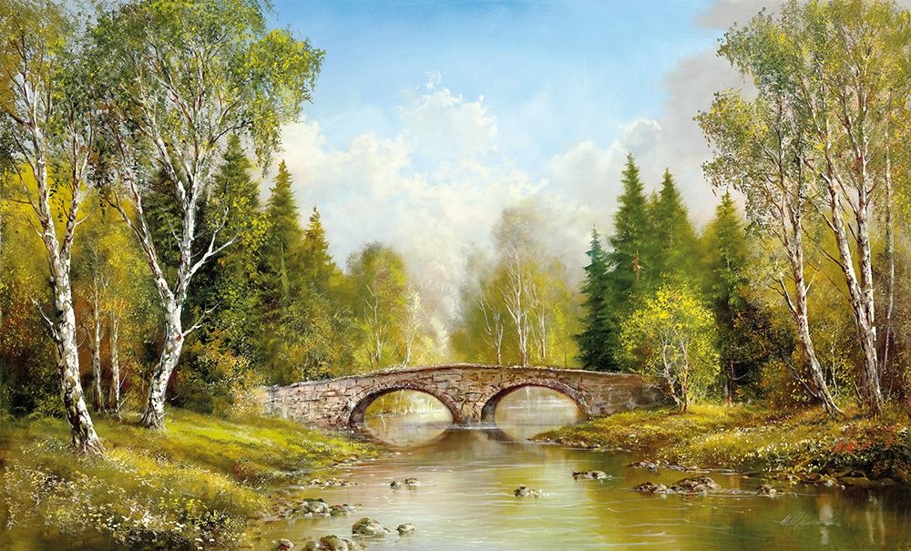 STONE BRIDGE art print by Helmut Glassl for $57.95 CAD