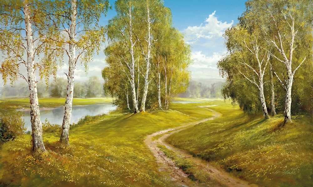 ROMANTIC PATHWAY art print by Helmut Glassl for $57.95 CAD