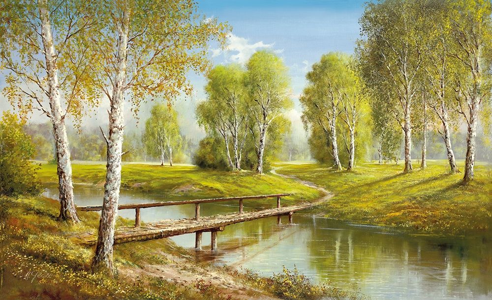 BRIDGE INTO PARADISE art print by Helmut Glassl for $57.95 CAD