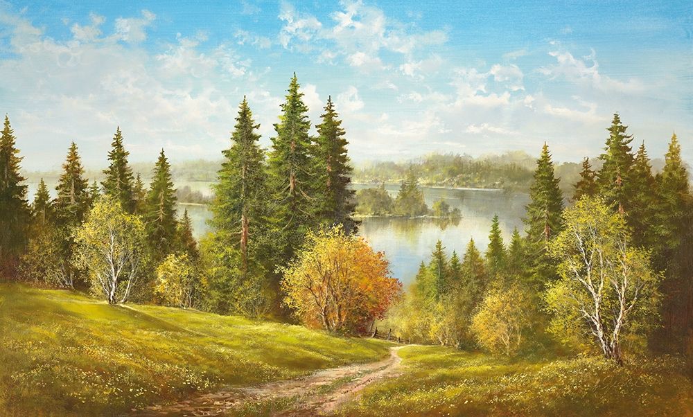 LAKE NEAR CERNIVCI art print by Helmut Glassl for $57.95 CAD