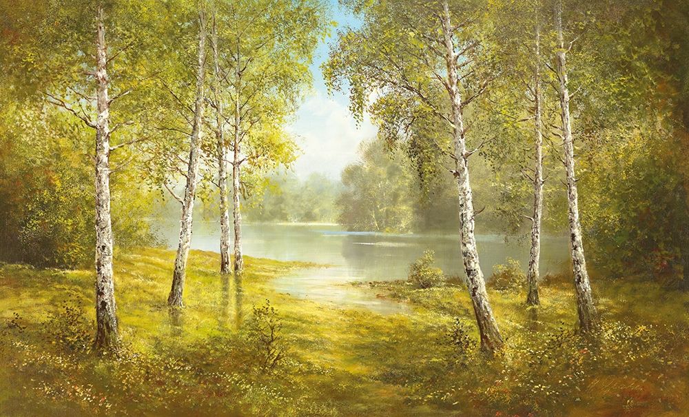 POND SPINKA art print by Helmut Glassl for $57.95 CAD