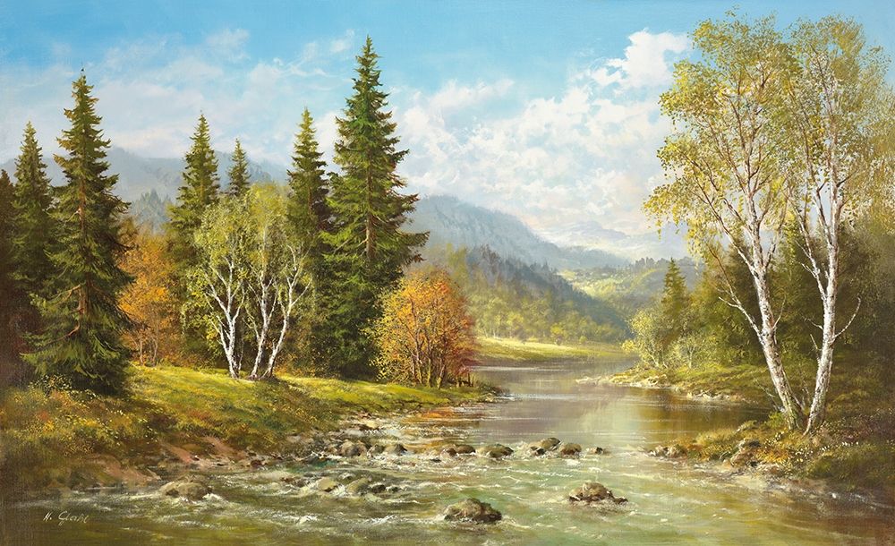 RIVER TISA BY RACHOV art print by Helmut Glassl for $57.95 CAD