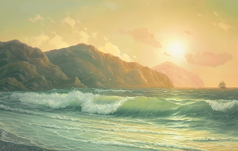 HIGH TIDE art print by Slava for $57.95 CAD