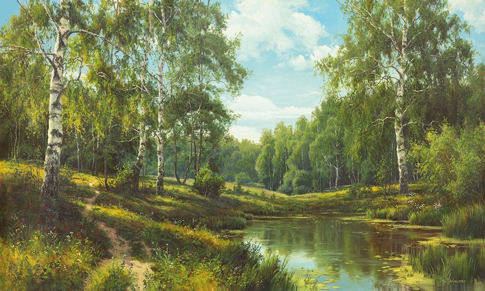 SLOW RIVER III art print by Igor Priscepa for $57.95 CAD