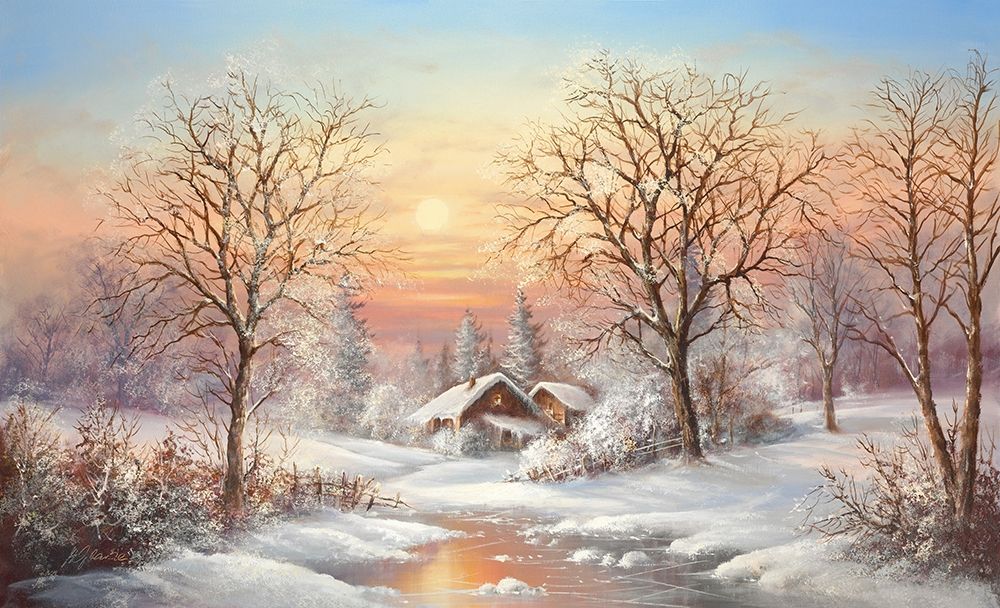 COSY WINTER art print by Helmut Glassl for $57.95 CAD