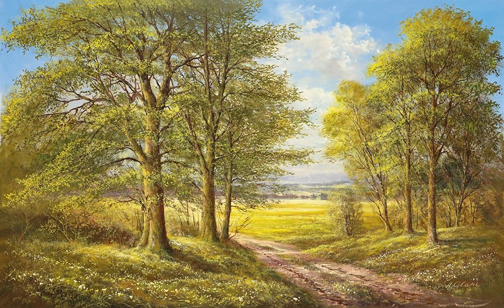 ROMANTIC LANE II art print by Helmut Glassl for $57.95 CAD