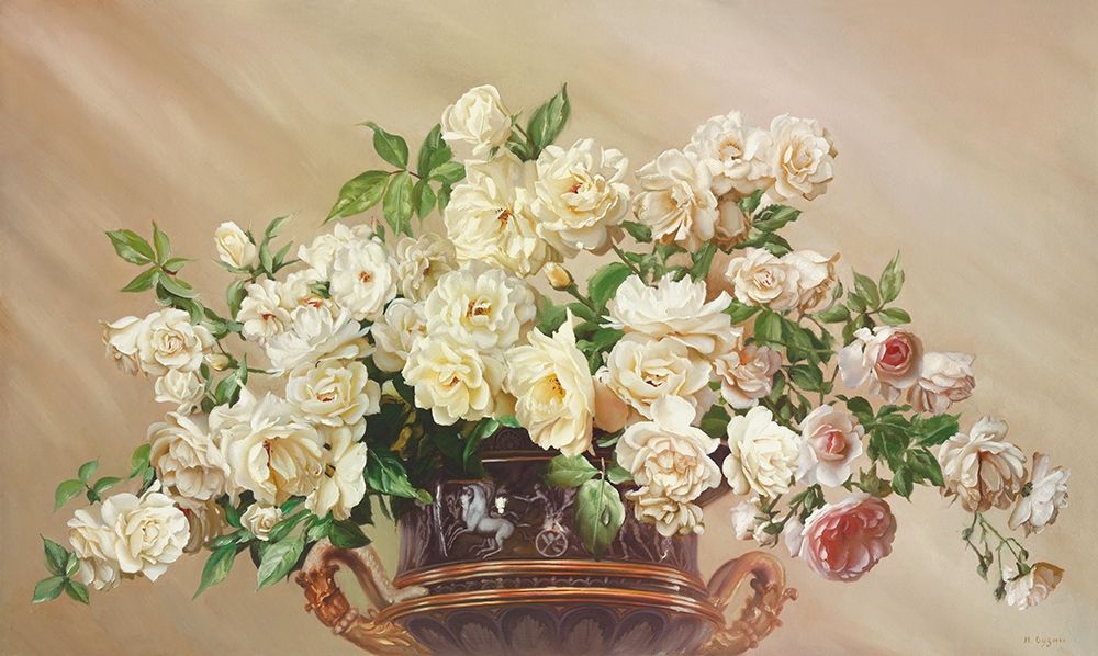 WHITE ROSES art print by Igor Buzin for $57.95 CAD
