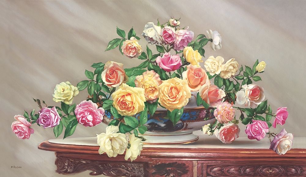 BOUQUET OF ROSES art print by Igor Buzin for $57.95 CAD