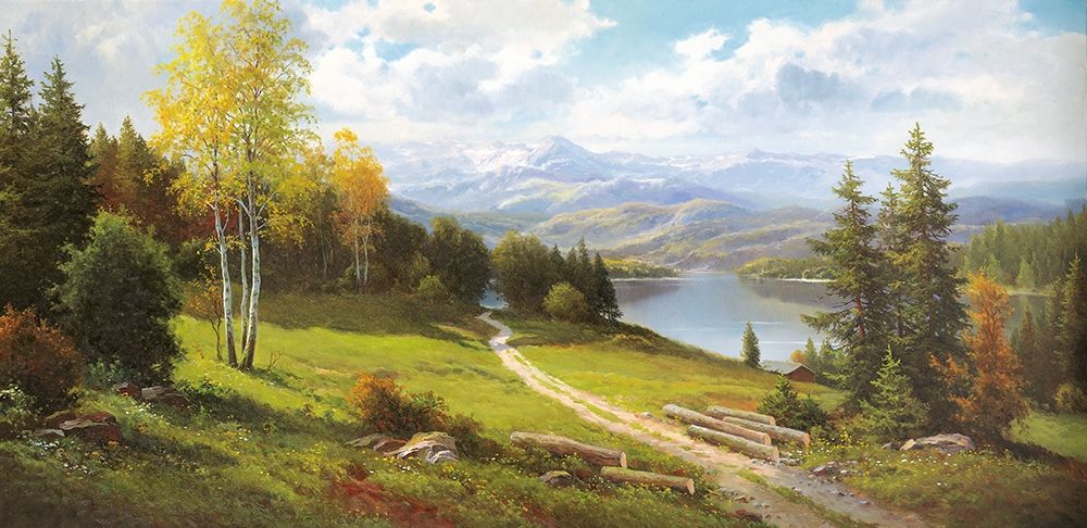 VORGEBIRGE art print by Max Weber for $57.95 CAD