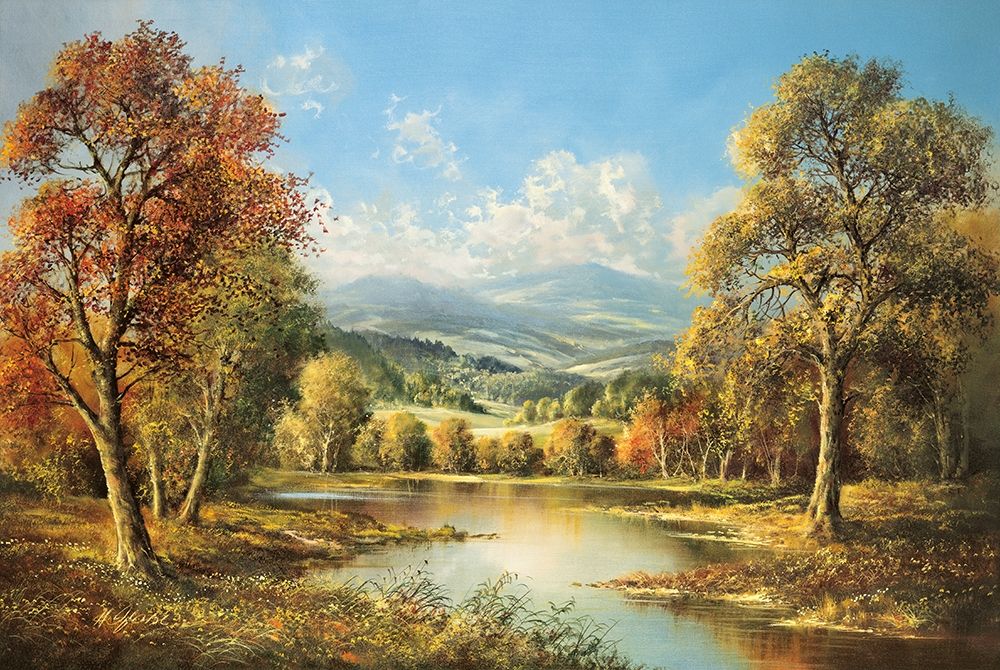 POND IN BOHEMIA art print by Helmut Glassl for $57.95 CAD