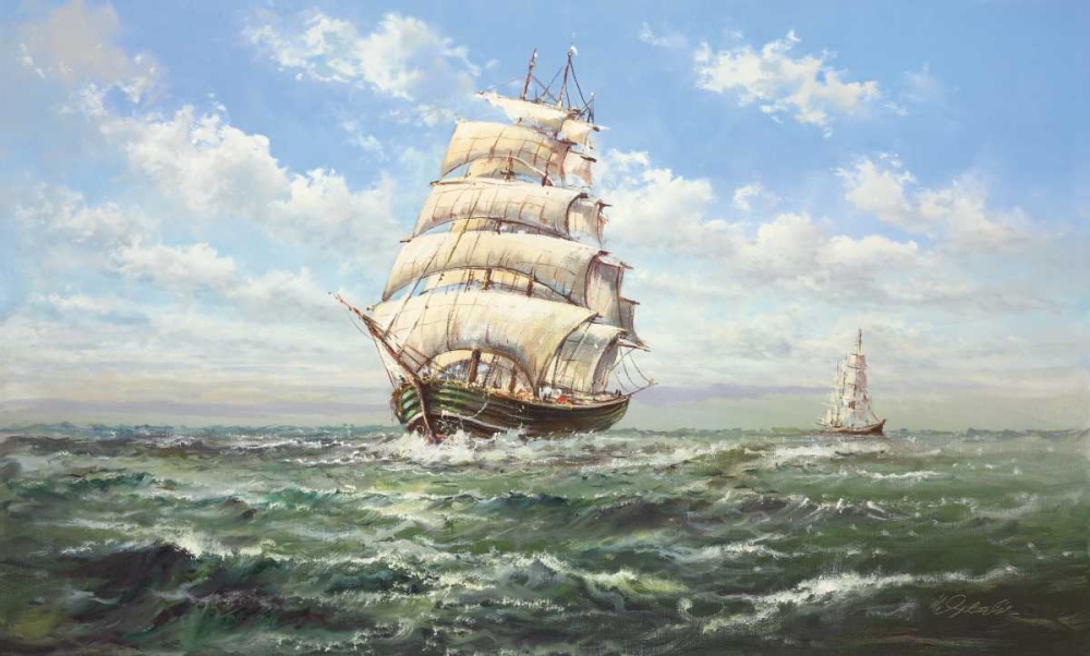Full Speed Ahead II art print by Helmut Glassl for $57.95 CAD