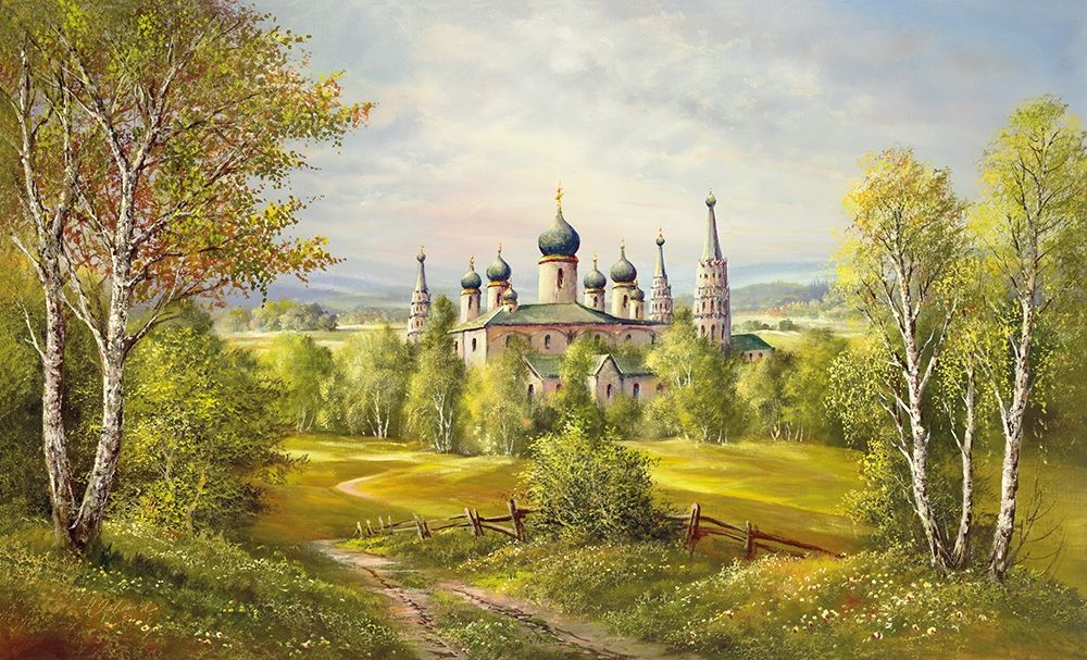 MONASTERY NEAR KALININGRAD art print by Helmut Glassl for $57.95 CAD