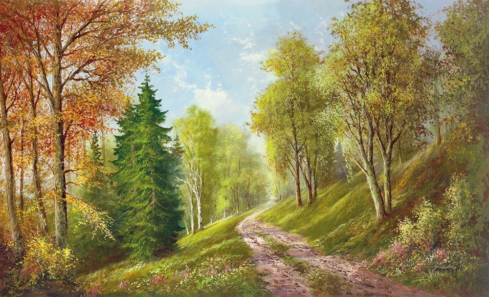 MOUNTAIN PATH art print by Helmut Glassl for $57.95 CAD