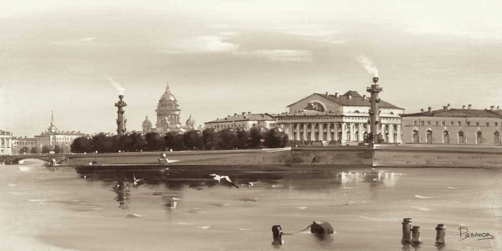 Strelka, Tip Of Wassili Island art print by Ryazanov for $57.95 CAD