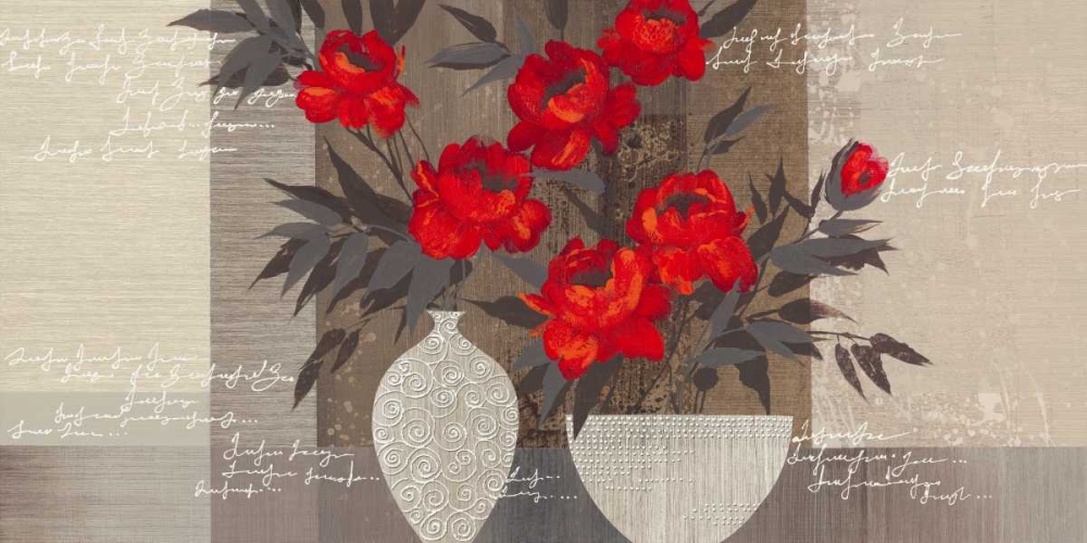 Crimson Beauty I art print by Christina for $57.95 CAD