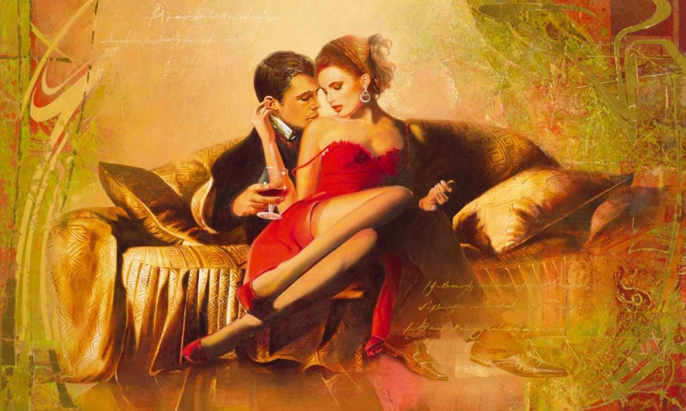 Seduction art print by Johan Voss for $57.95 CAD