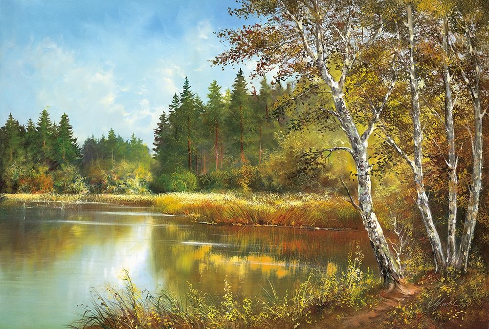 SECRET POND art print by Helmut Glassl for $57.95 CAD